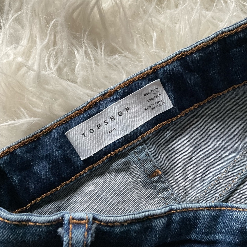 Topshop Jamie High Rise Skinny‎ Ankle Jeans - Picture 6 of 8
